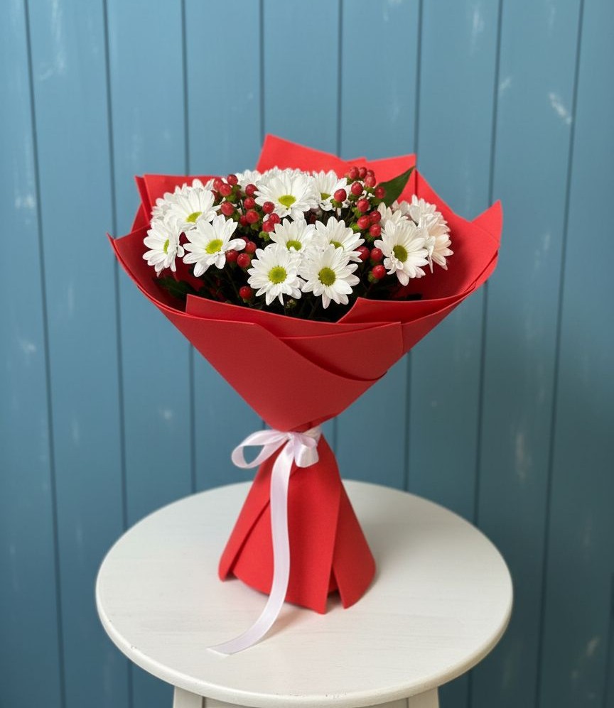 Букет цветов из: Хризантемы в Ремонтном