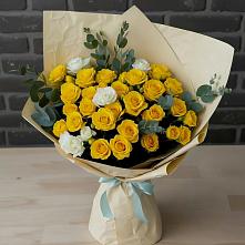 Букет цветов из:  Розы в Ремонтном