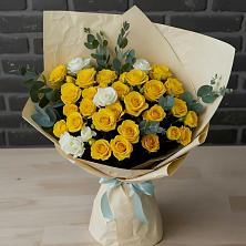 Букет цветов из:  Розы в Ремонтном