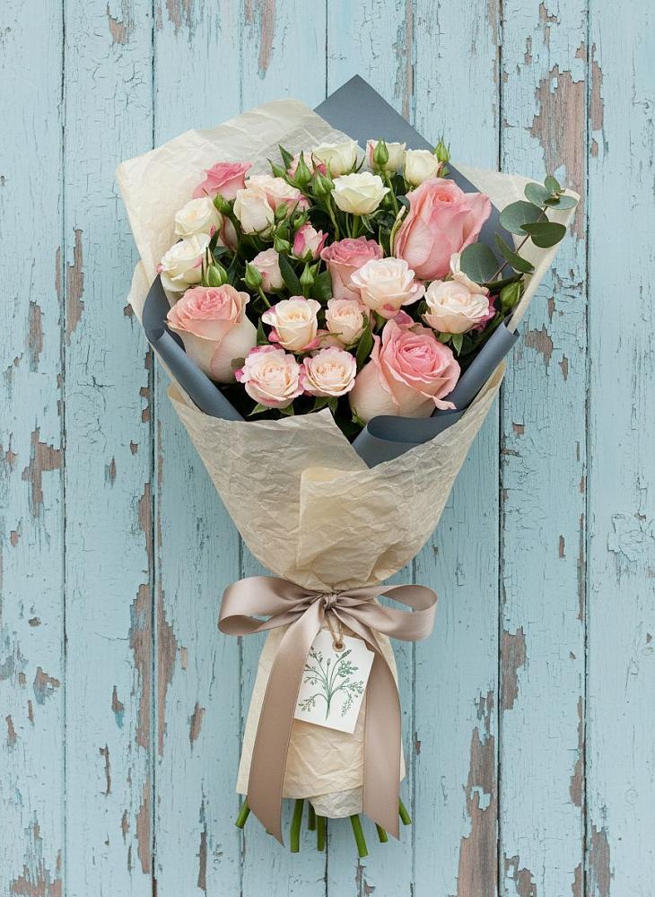 Букет цветов из: Розы в Ремонтном