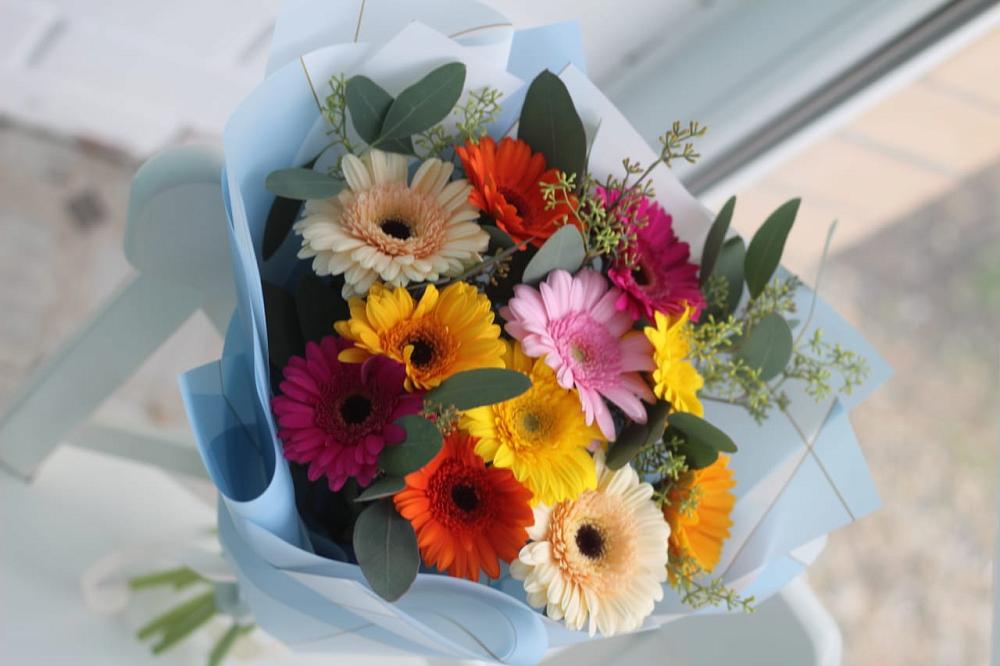 Букет цветов из: Герберы в Ремонтном