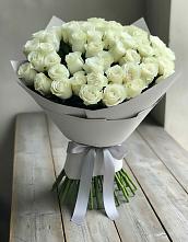 Букет 35 Белых роз в Ремонтном