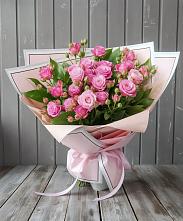 Букет Розовый кустик #REPLACE_PRED# Ремонтном