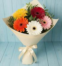 Букет цветов из:  Герберы в Ремонтном