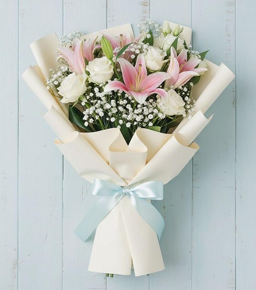 Букет цветов из: Лилии в Ремонтном