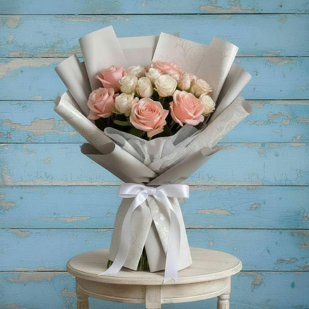 Букет цветов из: Розы в Ремонтном