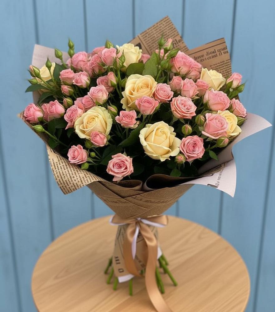 Букет цветов из: Розы в Ремонтном