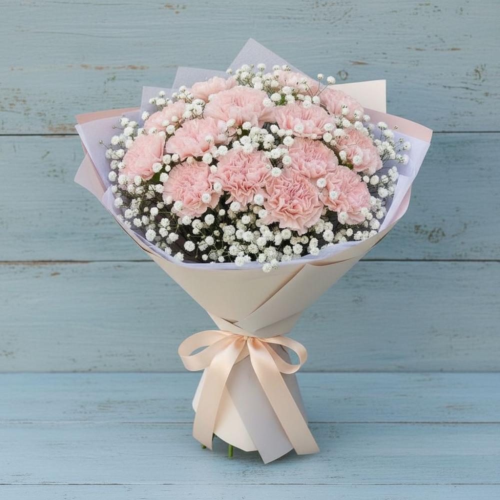 Букет цветов из: Гвоздики в Ремонтном