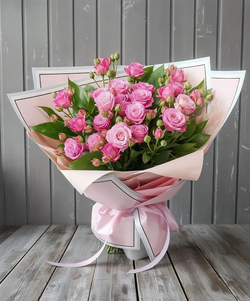 Букет Розовый кустик в Ремонтном