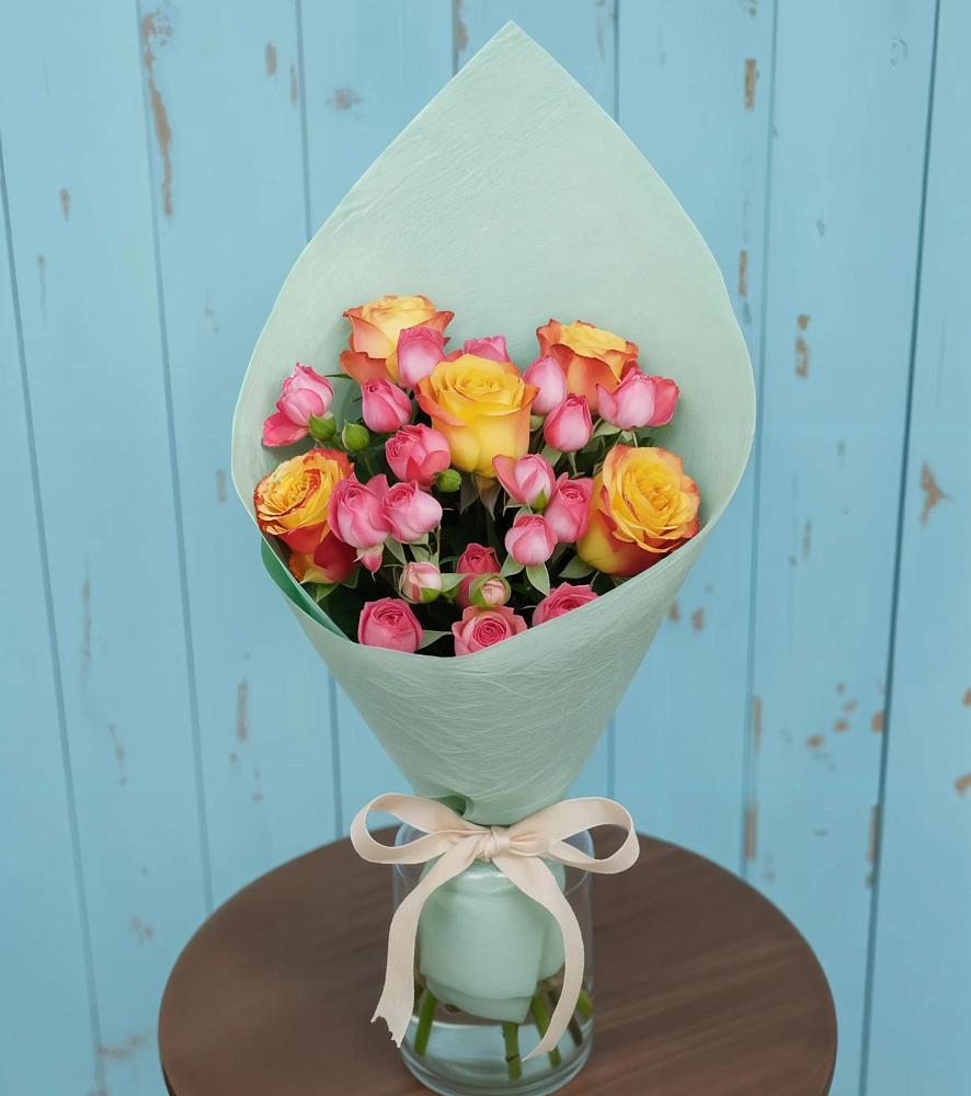 Букет цветов из: Розы в Ремонтном