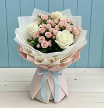 Букет цветов из:  Розы в Ремонтном
