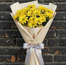 Букет цветов из:  Хризантемы #REPLACE_PRED# Ремонтном