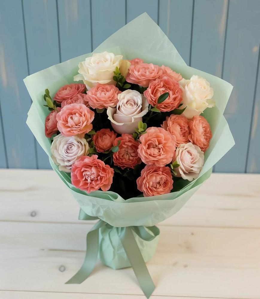 Букет цветов из: Розы в Ремонтном