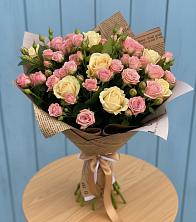 Букет цветов из:  Розы в Ремонтном