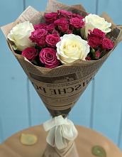 Букет цветов из:  Розы в Ремонтном
