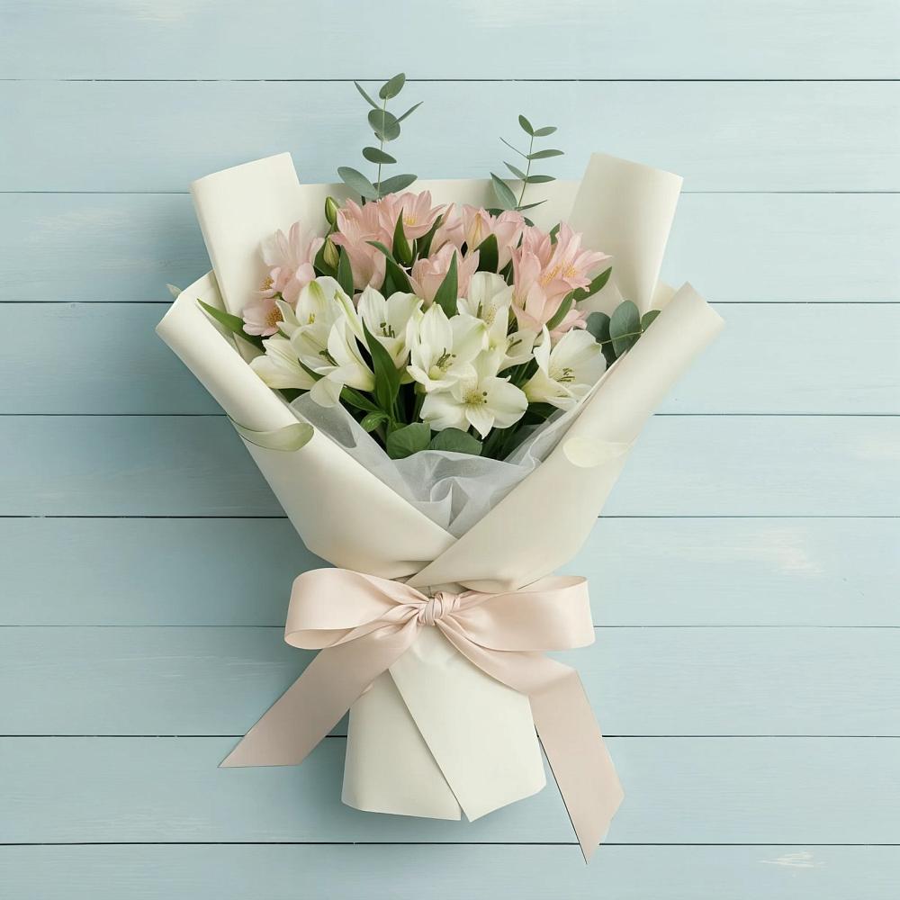 Букет цветов из: Альстромерии в Ремонтном