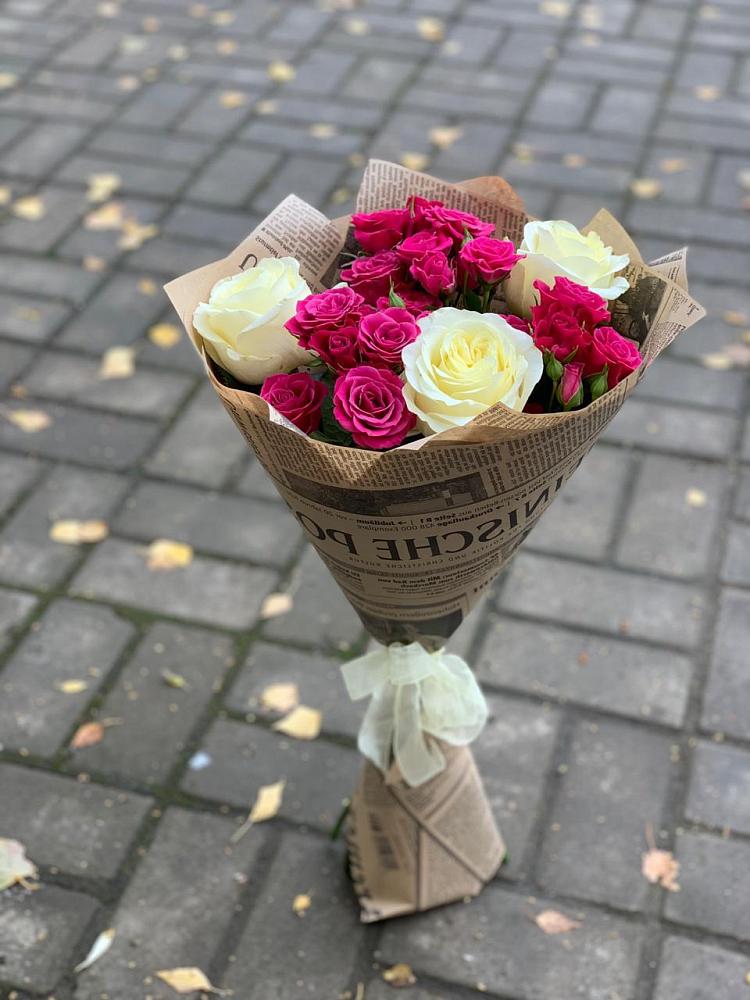 Букет цветов из: Розы в Ремонтном