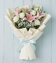 Букет цветов из:  Лилии в Ремонтном