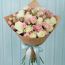 Букет цветов из:  Розы в Ремонтном